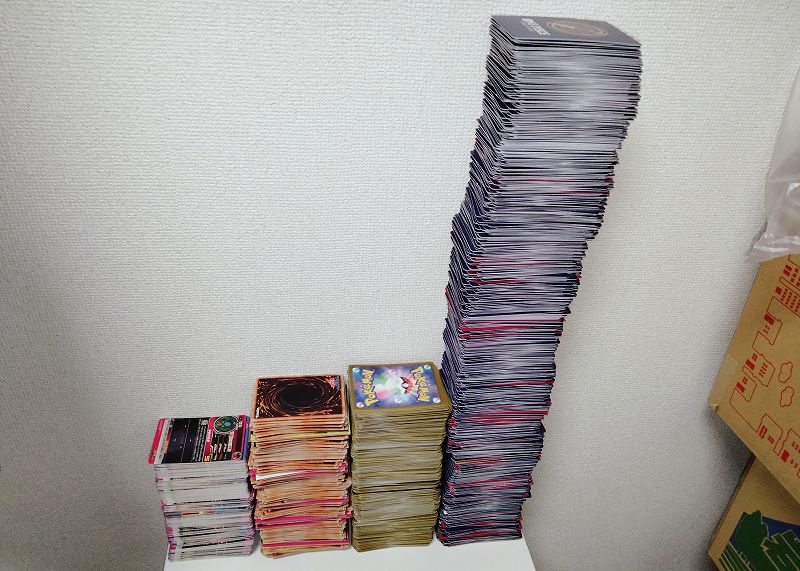 トレカ大量　約6000枚　まとめ売り　人気ジャンル多数 開封レポートヤフオクで6000枚の大量カード詰め合わせ買ってみた